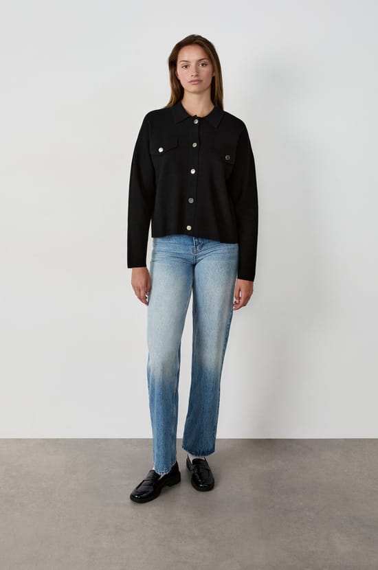 Buttoned Cardigan;${refinementColor}