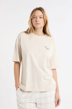 T-shirt en coton à motif chien "Life is better with a dog;${refinementColor}