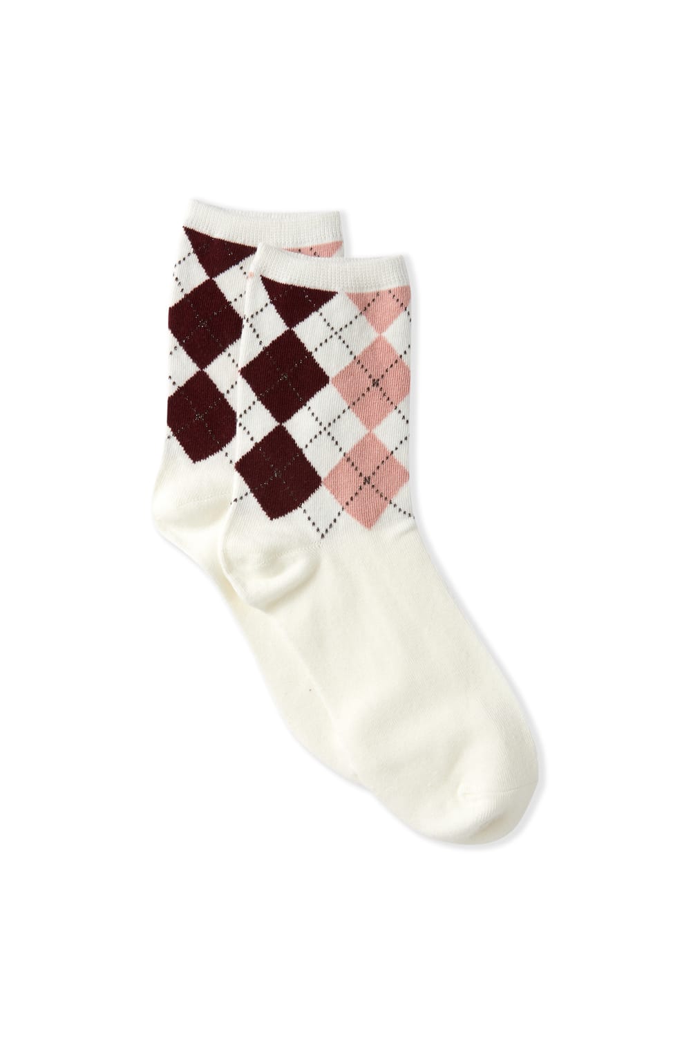 Chaussettes &agrave; motifs avec coton;${refinementColor}