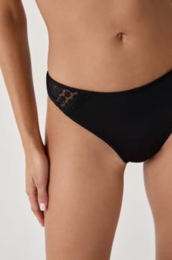 Panty con detalles de encaje;${refinementColor}