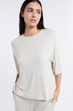 T-shirt de pyjama en modal;${refinementColor}