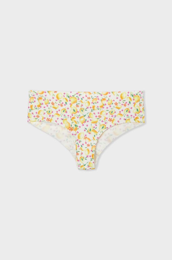 Seamless Microfiber Hipster with Print;${refinementColor}