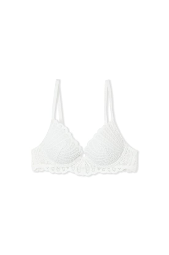 Bra N.2 - The Plunge Push-up in Lace;${refinementColor}