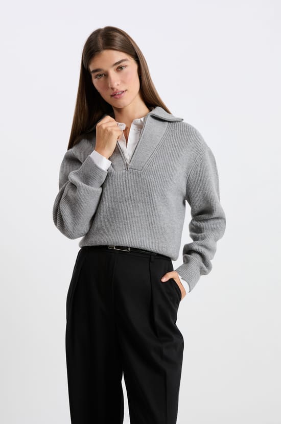 Pull col camionneur avec zip;${refinementColor}