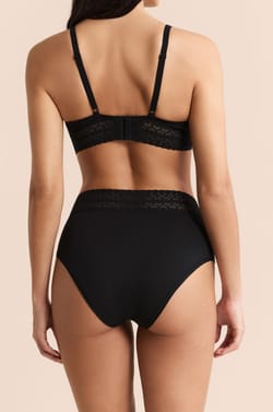 Culotte midi de maternit&eacute; d&eacute;tails dentelle;${refinementColor}