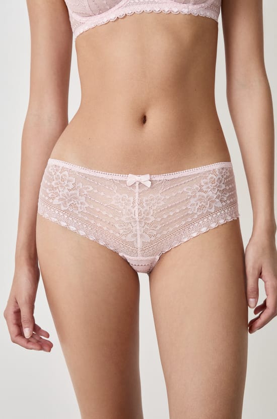 Iridescent Lace Boyshort;${refinementColor}
