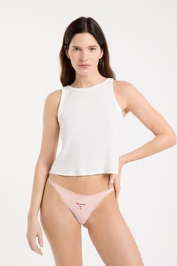 Cotton Thong;${refinementColor}