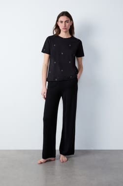 Short Sleeve Cotton T-Shirt;${refinementColor}