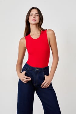 Fine Knit Tank Top;${refinementColor}