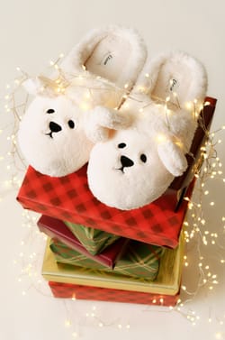 Bear Mule Slippers;${refinementColor}