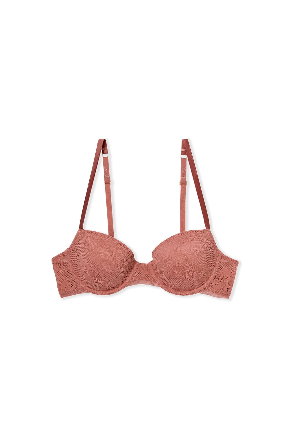 Soutien-gorge coques fines en dentelle;${refinementColor}