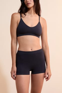 Seamless Boyshort in Organic Cotton;${refinementColor}