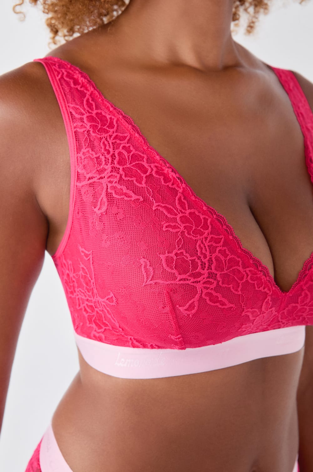 BH ohne Bügel mit Triangel-Form für grosse Körbchen Etam x Lemonade Dolls;${refinementColor}