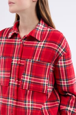 Camisa de pijama a cuadros;${refinementColor}