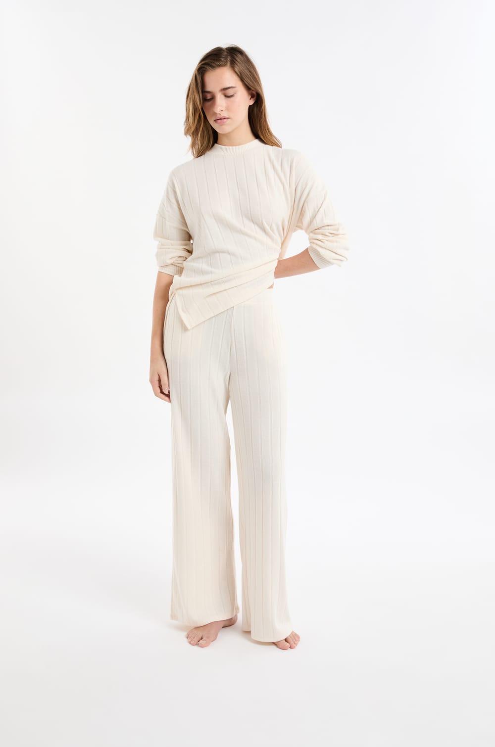 Pantalon de pyjama large;${refinementColor}