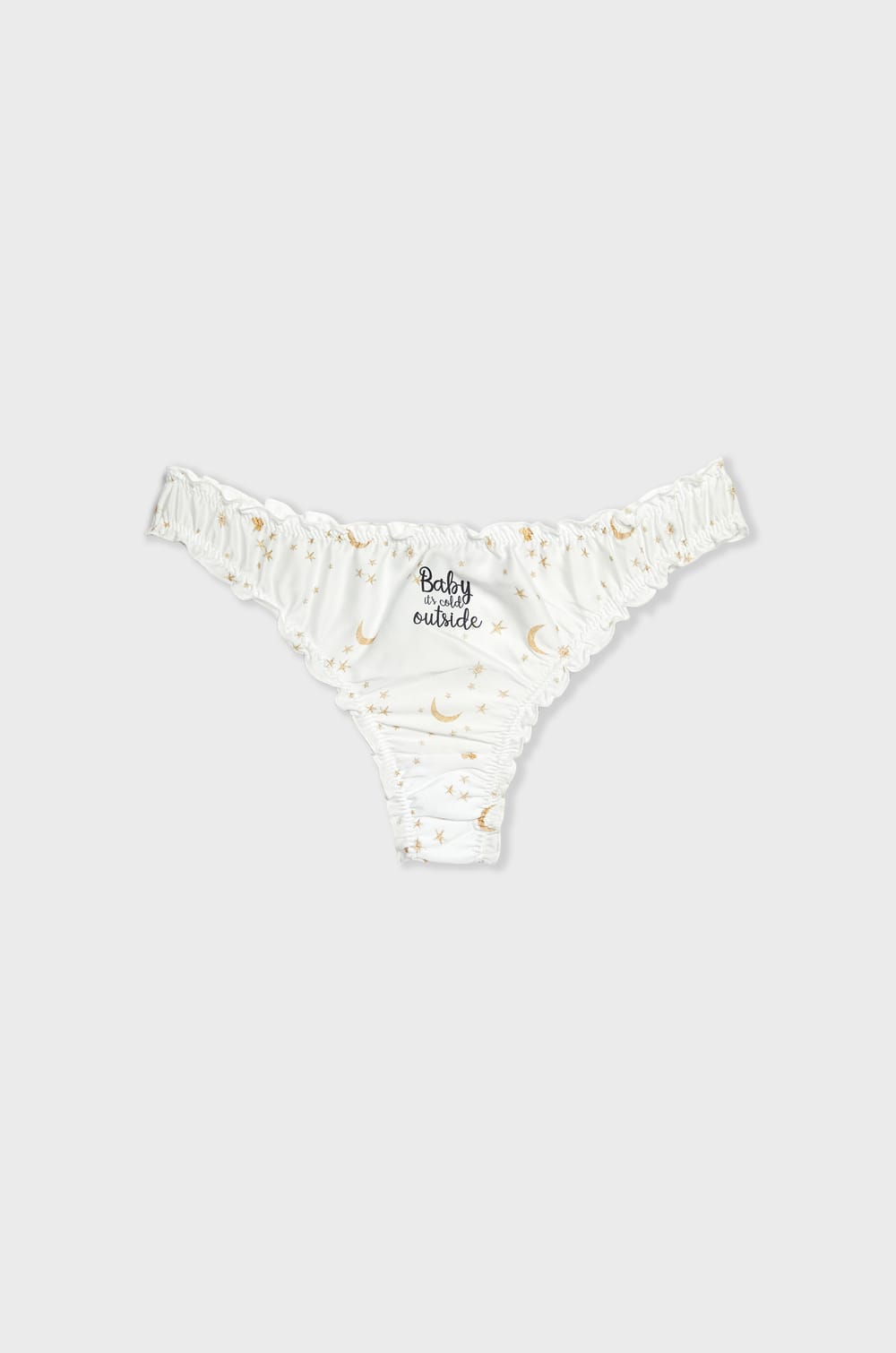 Printed Satin Bloomer Tanga;${refinementColor}