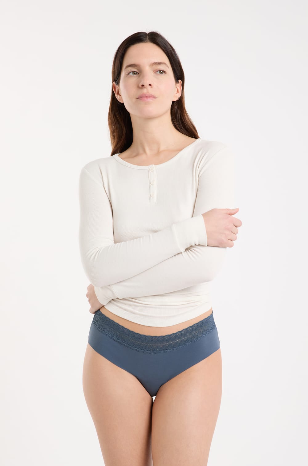 Braga culotte de algod&oacute;n con costura trasera;${refinementColor}