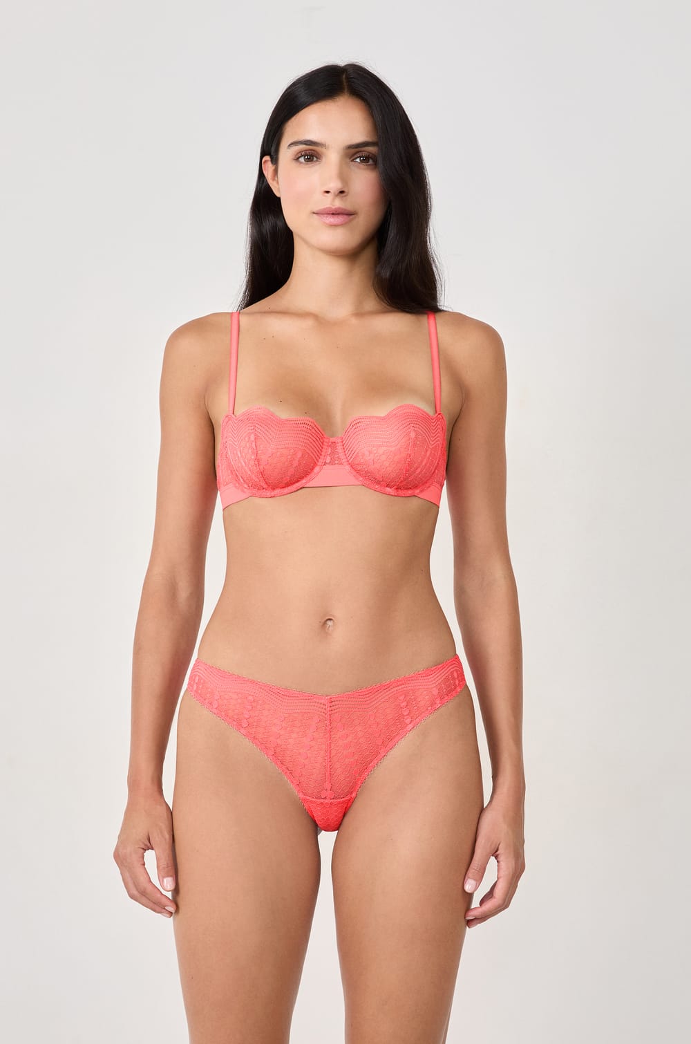 Soutien-gorge n.9 - balconnet en dentelle;${refinementColor}