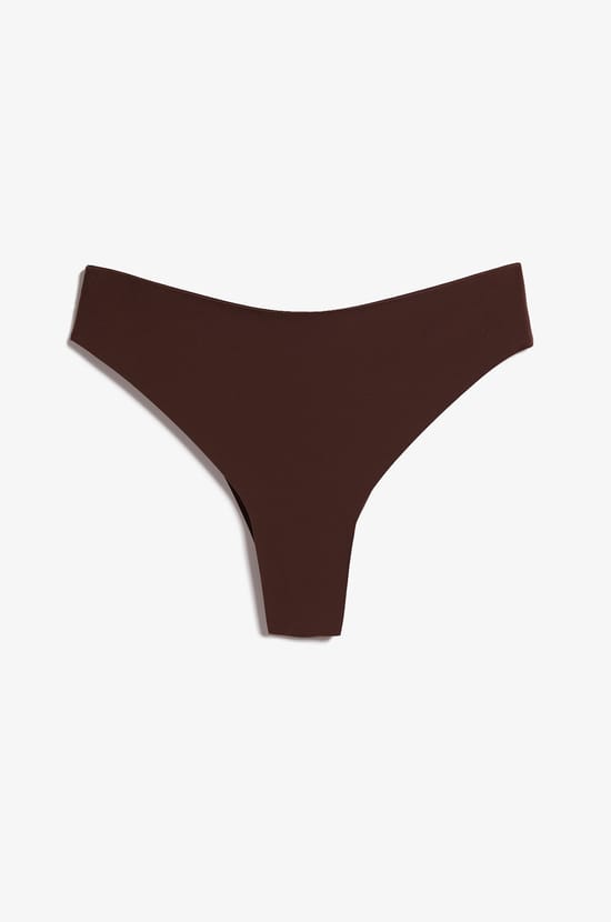 Tanga high leg en microfibre;${refinementColor}