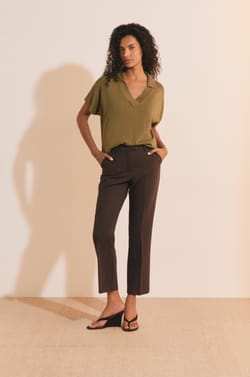 Pull manches courtes col polo;${refinementColor}