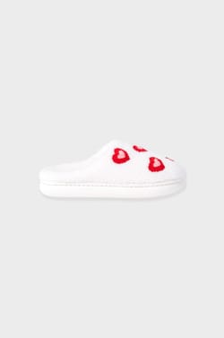 Chaussons à motifs en fausse fourrure;${refinementColor}