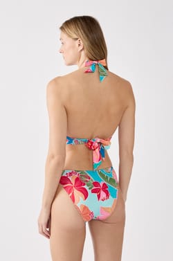 Culotte bikini bas de maillot à motifs;${refinementColor}
