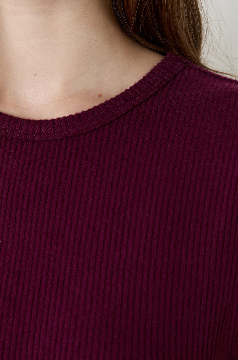 Short-sleeved ribbed T-shirt;${refinementColor}