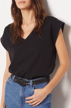 V-Neck T-Shirt 100% Organic Cotton;${refinementColor}