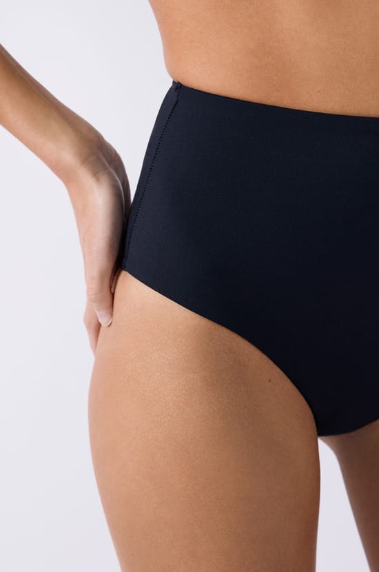 High-Waist Shaping Bikini Brief;${refinementColor}