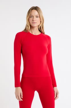 T-shirt technique avec patch "ski";${refinementColor}