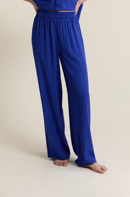 Pantalon de pyjama &agrave; pois;${refinementColor}