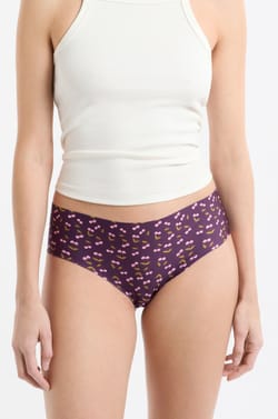 Hipster en microfibre sans couture à motifs cerises;${refinementColor}