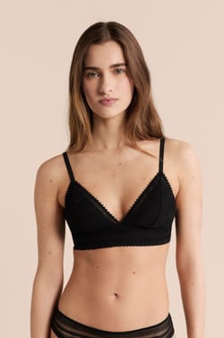 Bra N.8 - The Wireless Triangle in Lace;${refinementColor}