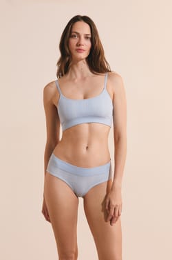 Bralette Bra in Pointelle;${refinementColor}