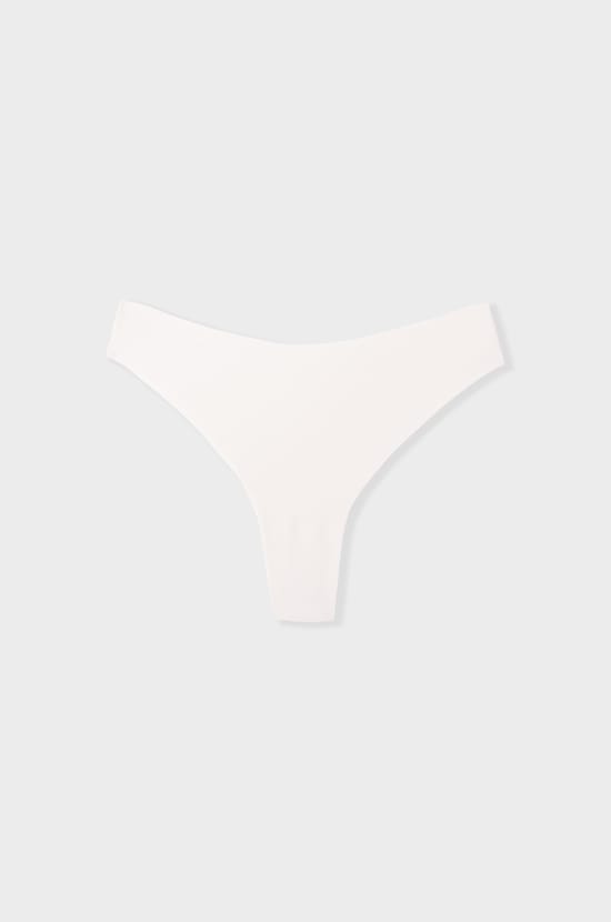 Tanga high leg en microfibre;${refinementColor}