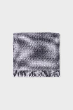 Écharpe à motif pied-de-poule;${refinementColor}