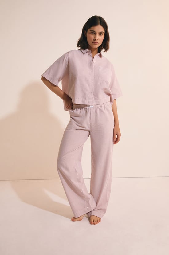 Camisa de pijama de algod&oacute;n;${refinementColor}
