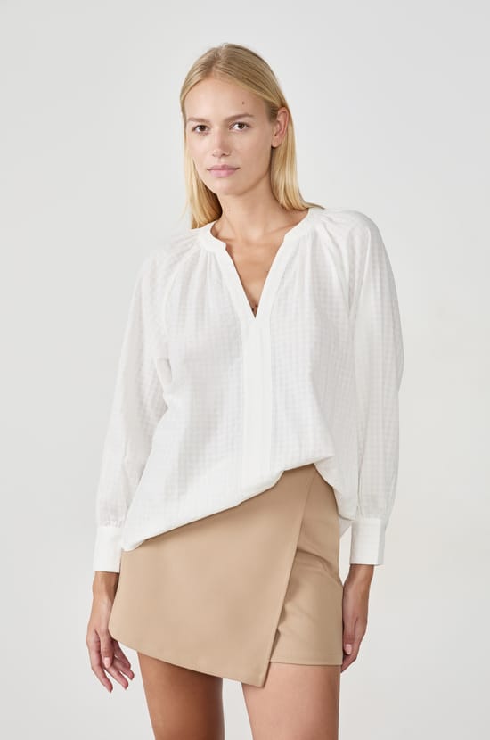 Blouse manches longues;${refinementColor}