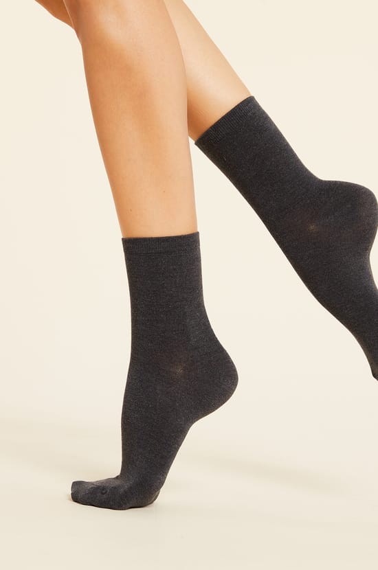 Lot de 2 paires de chaussettes matière thermique;${refinementColor}