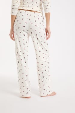 Pantalon de pyjama &agrave; motifs cerises;${refinementColor}