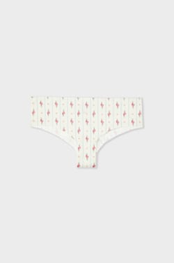 Hipster en microfibre sans couture &agrave; motifs;${refinementColor}