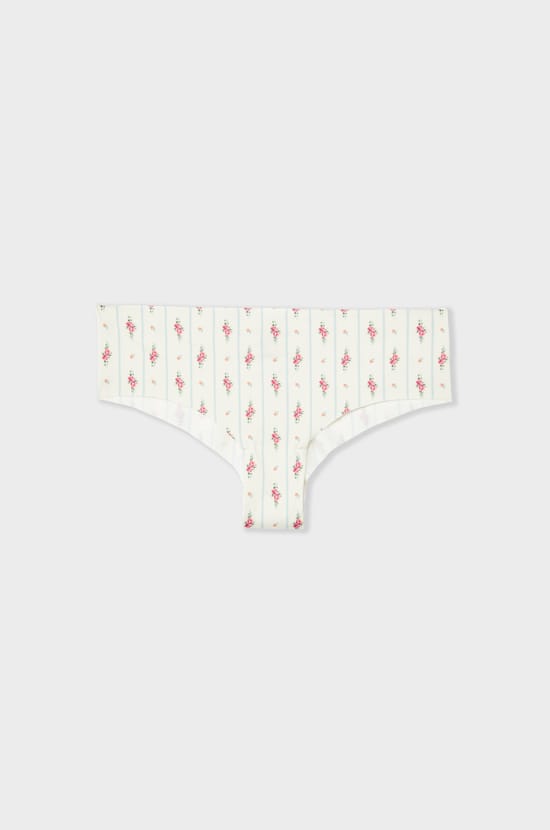 Hipster en microfibre sans couture &agrave; motifs;${refinementColor}