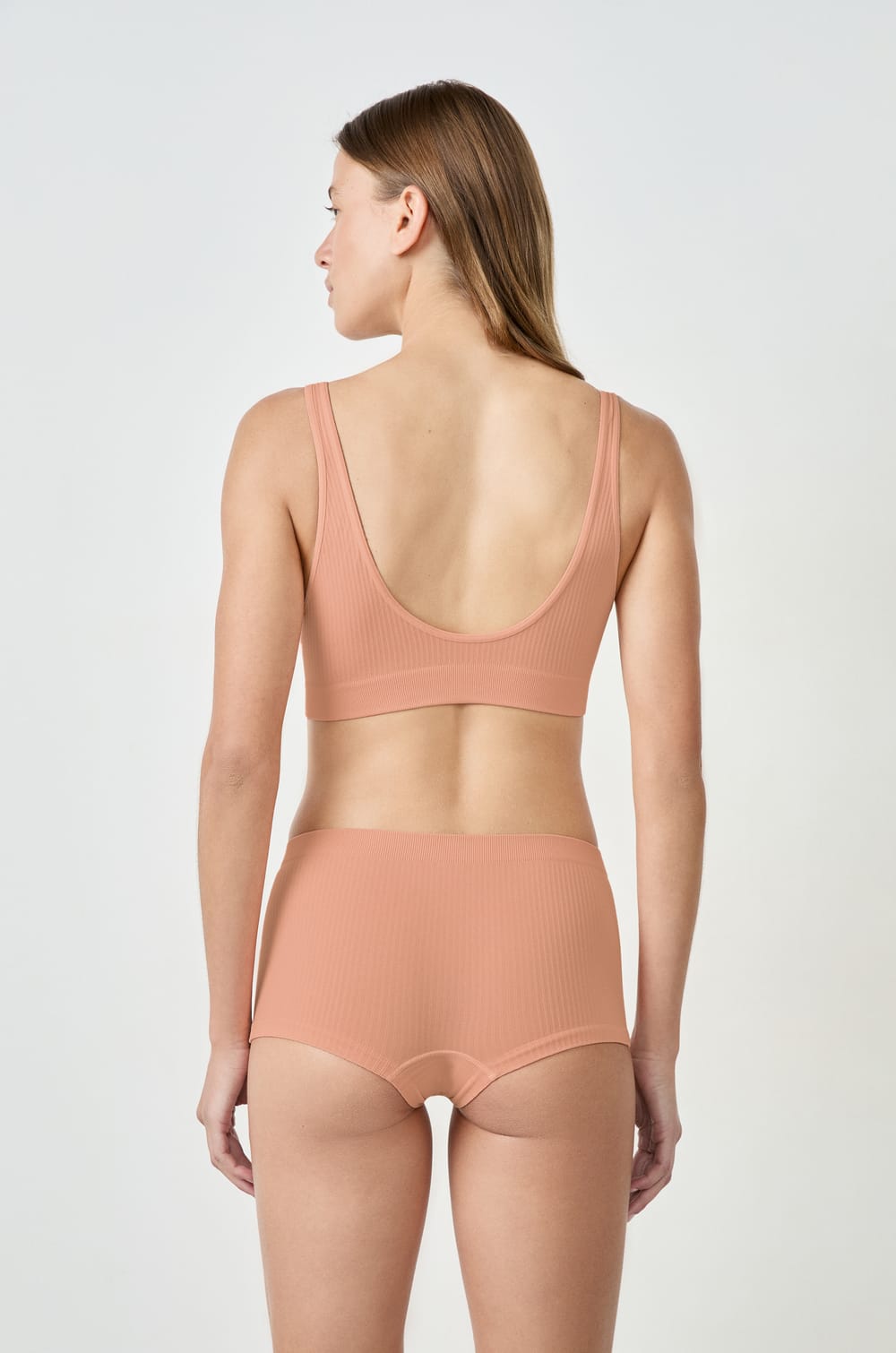 Ribbed Boyshort;${refinementColor}