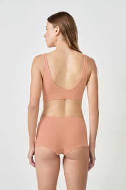 Ribbed Boyshort;${refinementColor}