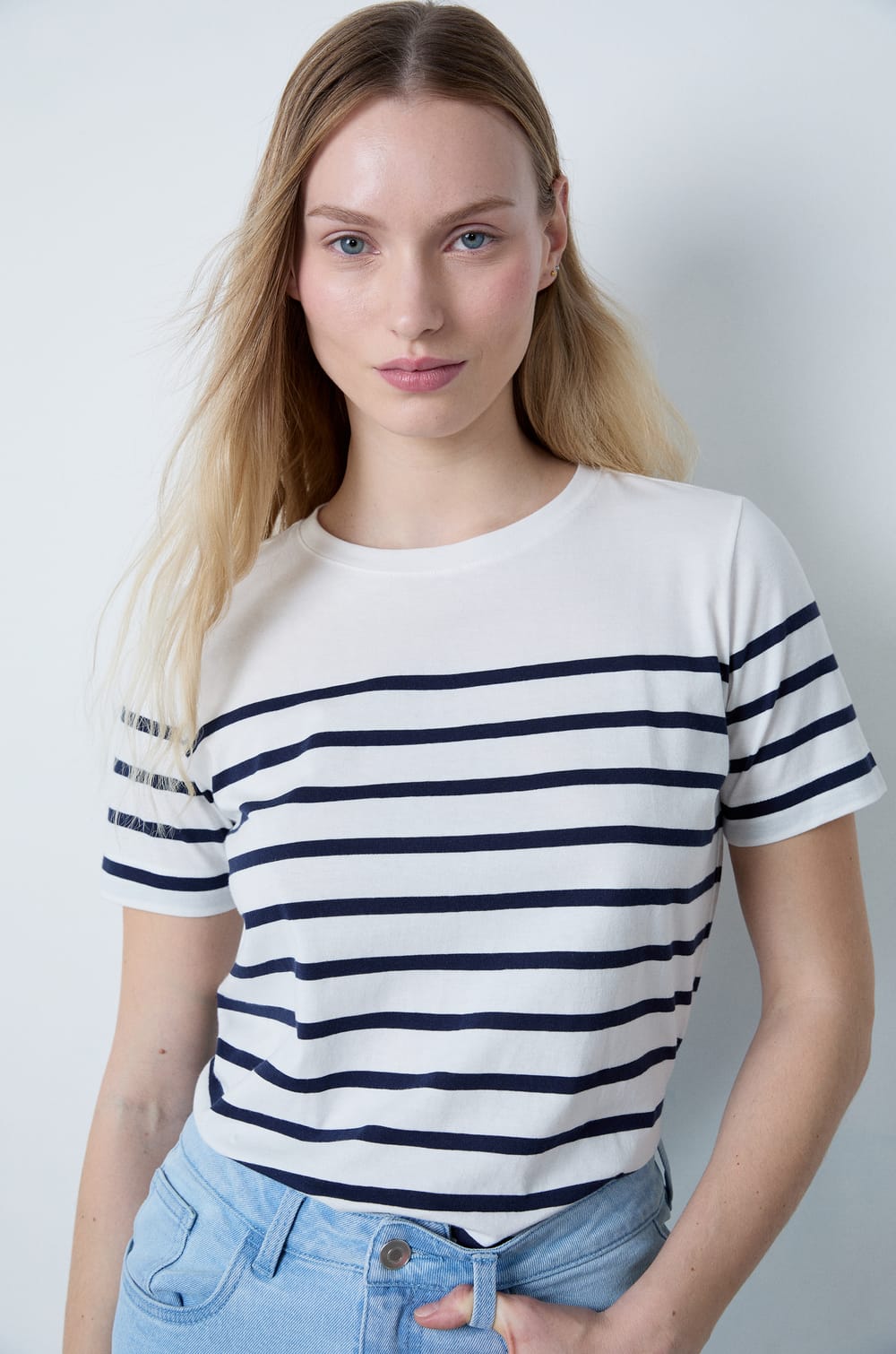 Camiseta marinera 100% algodón;${refinementColor}