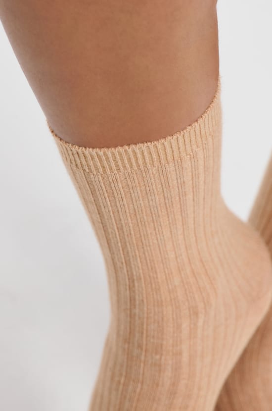 Chaussettes effet côtelé;${refinementColor}
