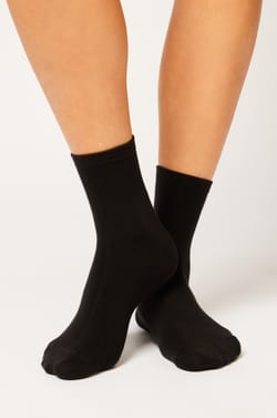 Lot de 2 paires de chaussettes matière thermique;${refinementColor}