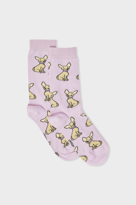 Chaussettes à motifs chiens Coucou Suzette;${refinementColor}
