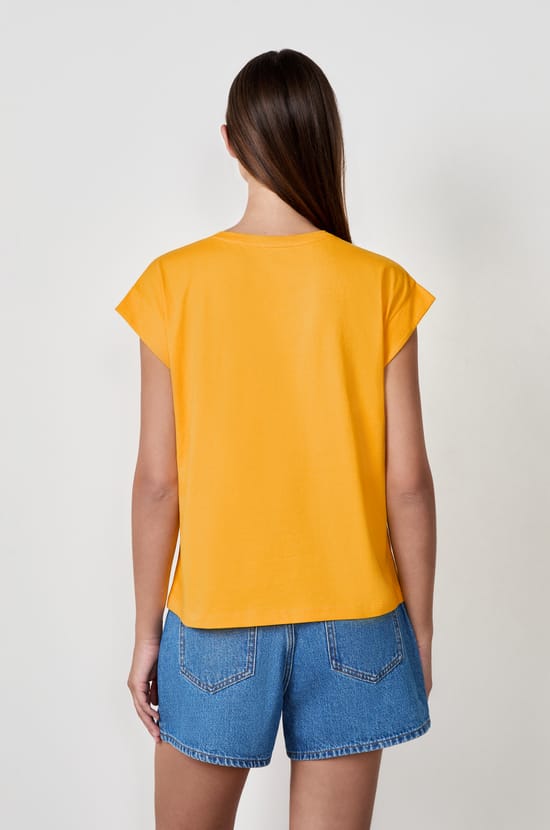 Cotton T-shirt "Tropical vibes;${refinementColor}