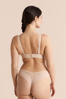 Soutien-gorge triangle sans armatures en tulle;${refinementColor}